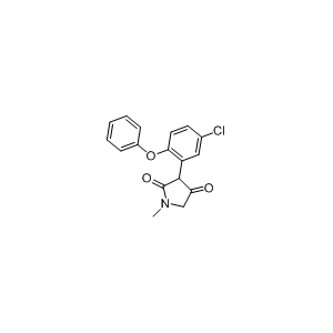 1-甲基-3-(5-氯-2-苯氧基苯基)-2,4-吡咯烷二酮