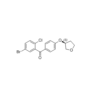 恩格列净杂质21,(S)-(5-bromo-2-chlorophenyl)(4-((tetrahydrofuran-3-yl)oxy) phenyl)methanone