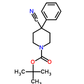 1-BOC-4-氰基-4-苯基哌啶,tert-butyl 4-cyano-4-phenylpiperidine-1-carboxylate