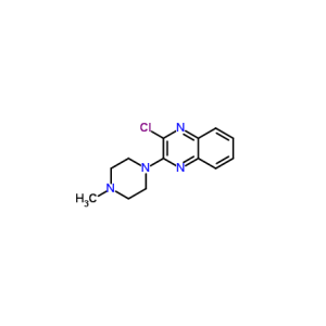 2-氯-3-(4-甲基-1-哌嗪)喹噁啉,2-Chloro-3-(4-methyl-1-piperazinyl)quinoxaline