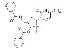 2-脱氧-2,2-二氟-3,5-二苯甲酰基-D-呋喃核糖,2',2'-Difluoro-2'-deoxycytidine-3',5'-dibenzoate (Gemcitabine impurity)