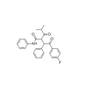 阿托伐他汀钙杂质23,2-(2-(4-fluorophenyl)-2-oxo-1-phenylethyl)-4-methyl-3-oxo- N-phenylpentanamide