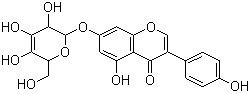 染料木苷,5,7-三羟异黄酮-7-糖苷,Genistin