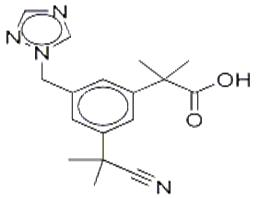阿那曲唑杂质,Anastrozole Mono Acid
