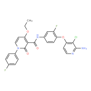 N-[4-(2-amino-3-chloropyridin-4-yl)oxy-3-fluorophenyl]-4-ethoxy-1-(4-fluorophenyl)-2-oxopyridine-3-c
