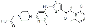 达沙替尼羧酸,Dasatinib Carboxylic Acid/4-[6-[[5-[[(2-Chloro-6-methylphenyl)amino]carbonyl]-2-thiazolyl]amino]-2-methyl-4-pyrimidinyl]-1-piperazineacetic Acid