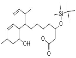 Lovastatin Diol Lactone 4-tert-Butyldimethylsilyl Ether/(4R,6R)-4-[[(1,1-Dimethylethyl)dimethylsilyl]oxy]-6-[2-[(1S,2S,6R,8S,8aR)-1,2,6,7,8,8a-hexahydro-8-hydroxy-2,6-dimethyl-1-naphthalenyl]ethyl]tetrahydro-2H