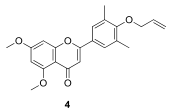 2-(4-(Allyloxy)-3,5-dimethylphenyl)-5,7-dimethoxy-4H-chromen-4-one,2-(4-(Allyloxy)-3,5-dimethylphenyl)-5,7-dimethoxy-4H-chromen-4-one