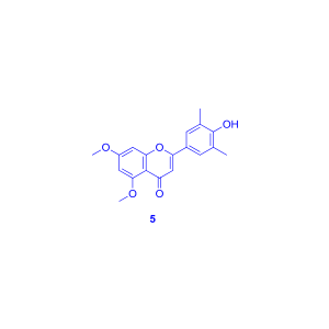 2-(4-Hydroxy-3,5-dimethylphenyl)-5,7-dimethoxy-4H-chromen-4-one