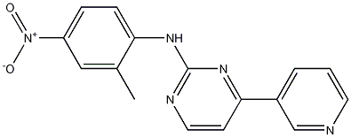 N-(2-甲基-4-硝基苯基)-4-(吡啶-3-基)嘧啶-2-胺,N-(2-Methyl-4-nitrophenyl)-4-(3-pyridinyl)-2-pyrimidinamine/Imatinib Impurity