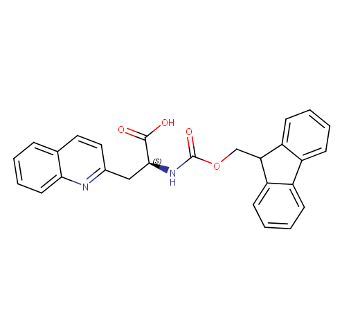 芴甲氧羰基-L-2-喹啉基丙氨酸,Fmoc-Beta-(2-quinolyl)-Ala-OH