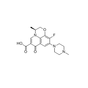 左氧氟沙星杂质G,10-fluoro-3-methyl-9-(4-methylpiperazin-1-yl)-7-oxo-2,3- dihydro-7H-[1,4]oxazino[2,3,4-ij]quinoline-6-carboxylic acid