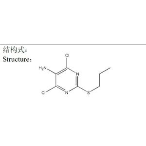 4,6-二氯-5-氨基-2-丙硫基嘧啶,4,6-dichloro-2-propylthiopyrimidine-5-amine