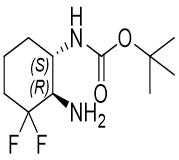 tert-butyl ((1S,2R)-2-amino-3,3-difluorocyclohexyl)carbamate