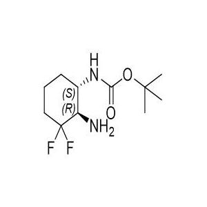 tert-butyl ((1S,2R)-2-amino-3,3-difluorocyclohexyl)carbamate