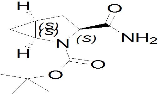 (1S,3S,5S)-3-(氨基羰基)-2-氮杂双环[3.1.0]己烷-2-甲酸叔丁酯,(1S,3S,5S)-tert-butyl 3-carbamoyl-2-aza-bicyclo[3.1.0]hexane-2-carboxylat