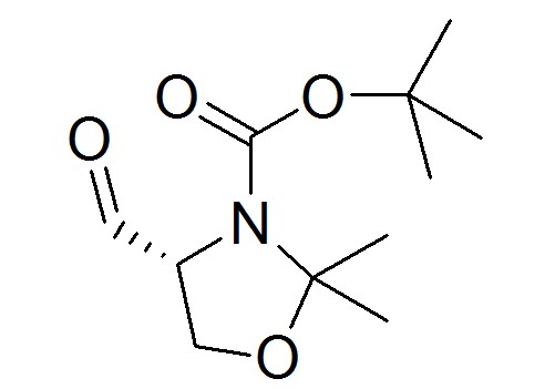 (R)-4-甲酰基-2,2-二甲基-3-恶唑啉羧酸叔丁酯,(R)-(+)-3-Boc-2,2-diMethyloxazolidine-4-carboxaldehyde