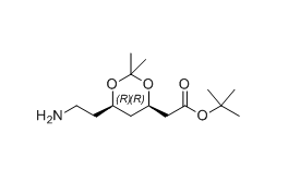 阿托伐他汀钙杂质18,tert-butyl 2-((4R,6R)-6-(2-aminoethyl)-2,2-dimethyl-1,3- dioxan-4-yl)acetate