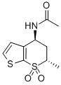 N-[(4S,6S)-5,6-二氢-6-甲基-4H-噻吩并[2,3-B]噻喃-4-基]乙酰胺-7,7-二氧化物,N-[(4S,6S)-6-METHYL-7,7-DIOXO-5,6-DIHYDRO-4H-THIENO[2,3-B]THIOPYRAN-4-YL]ACETAMIDE