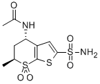 N-[(4S,6S)-6-甲基-7,7-二氧代-2-磺酰胺基-5,6-二氢-4H-噻吩并[2,3-B]噻喃-4-基]乙酰胺,(4S)-4-Acetamide-5,6-Dihydro-6-Methyl-2-Sulfonamide-Thio[2,3-B]Thiopyran7,7Dioxide