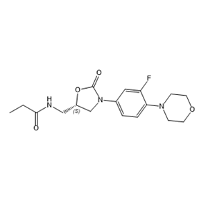 利奈唑胺杂质08,(S)-N-((3-(3-fluoro-4-morpholinophenyl)-2-oxooxazolidin-5-yl) methyl)propionamide