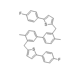 卡格列净杂质25,5,5'-((4,4'-dimethyl-[1,1'-biphenyl]-3,3'-diyl)bis(methylene))bis(2- (4-fluorophenyl)thiophene)