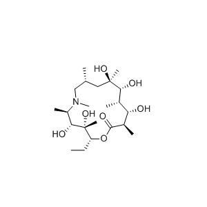 阿奇霉素杂质10,(2R,3S,4R,5R,8R,10R,11R,12S,13S,14R)-2-ethyl-3,4,10,11,13- pentahydroxy-3,5,6,8,10,12,14-heptamethyl-1-oxa-6- azacyclopentadecan-15-one