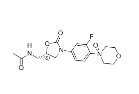 利奈唑胺杂质01,(S)-4-(4-(5-(acetamidomethyl)-2-oxooxazolidin-3-yl)-2- fluorophenyl)morpholine 4-oxide