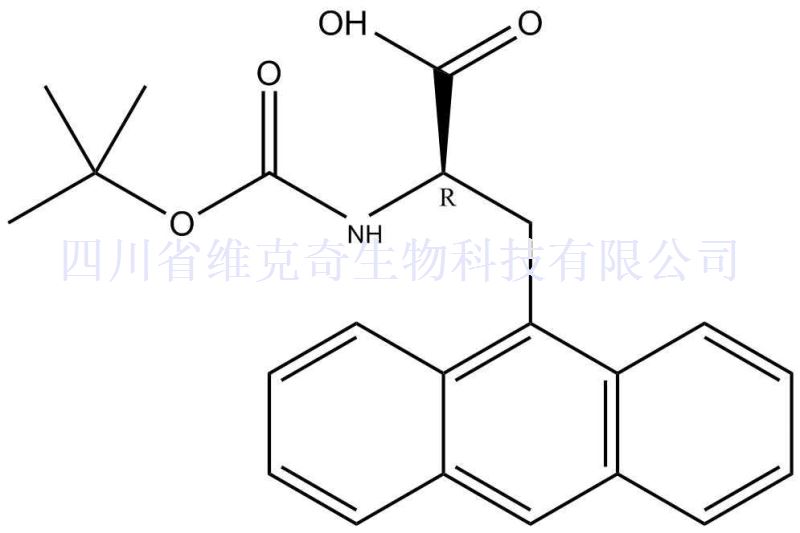 9-Anthracenepropanoic acid, α-[[(1,1-dimethylethoxy)carbonyl]amino]-, (R)- (9CI),(R)-3-(Anthracen-9-yl)-2-((tert-butoxycarbonyl)amino)propanoic acid