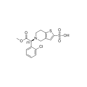 氯吡格雷杂质13,(S)-5-(1-(2-chlorophenyl)-2-methoxy-2-oxoethyl)-4,5,6,7- tetrahydrothieno[3,2-c]pyridine-2-sulfonic acid