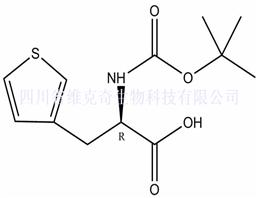 (αR)-α-[[(1,1-Dimethylethoxy)carbonyl]amino]-3-thiophenepropanoic acid