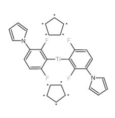 双(1-(2,4-二氟苯基)-3-吡咯基)二茂钛,BIS(2,6-DIFLUORO-3-(1-HYDROPYRROL-1-YL)PHENYL)TITANOCENE