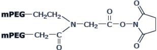 Y型聚乙二醇衍生物,Y-shape PEG NHS Ester