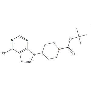 tert-butyl 4-(4-chloro-7H-pyrrolo[2,3-d]pyrimidin-7-yl)piperidine-1-carboxylate