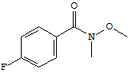 N-甲基-N-甲氧基-4-氟苯甲酰胺,N-Methyl-N-methoxy-4-fluorobenzamide