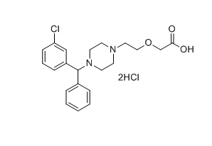 西替利嗪杂质10,2-(2-(4-((3-chlorophenyl)(phenyl)methyl)piperazin-1-yl)ethoxy) acetic acid hydrochloride salt