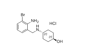 氨溴索杂质08,(1r,4r)-4-((2-amino-3-bromobenzyl)amino)cyclohexanol hydrochloride