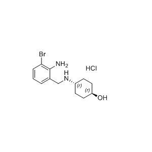 氨溴索杂质08,(1r,4r)-4-((2-amino-3-bromobenzyl)amino)cyclohexanol hydrochloride