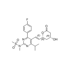 瑞舒伐他汀钙杂质38,N-(4-(4-fluorophenyl)-5-((E)-2-((2R,4R)-4-hydroxy-6- oxotetrahydro-2H-pyran-2-yl)vinyl)-6-isopropylpyrimidin- 2-yl)-N-methylmethanesulfonamide
