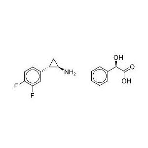 (1R,2S)-2-(3,4-二氟苯基)環(huán)丙胺 (R)-扁桃酸鹽(替卡格雷）,(1R,2S)-2-(3,4-Difluorophenyl)cyclopropanamine (2R)-Hydroxy(phenyl)ethanoate