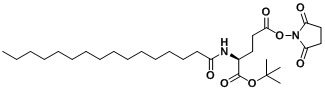 Nα-棕榈酰基-L-谷氨酸-γ-琥珀酰亚胺基-A-叔丁酯,Pal-Glu(OSu)-OtBu