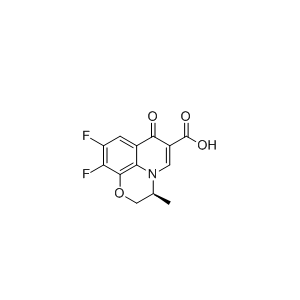 左氧氟沙星杂质H,(S)-9,10-difluoro-3-methyl-7-oxo-2,3-dihydro-7H-[1,4]oxazino [2,3,4-ij]quinoline-6-carboxylic acid
