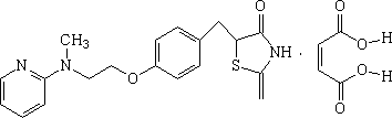 马来酸罗格列酮,Rosiglitazone Maleate