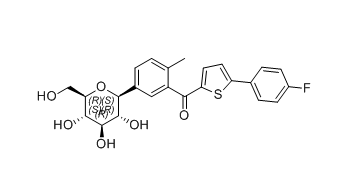 卡格列净杂质12,(5-(4-fluorophenyl)thiophen-2-yl)(2-methyl-5-((2S,3R,4R,5S,6R) -3,4,5-trihydroxy-6-(hydroxymethyl)tetrahydro-2H-pyran-2-yl) phenyl)methanone