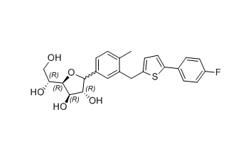 卡格列净杂质17,(2R,3R,4R,5R)-2-((R)-1,2-dihydroxyethyl)-5-(3-((5-(4- fluorophenyl)thiophen-2-yl)methyl)-4-methylphenyl) tetrahydrofuran-3,4-diol