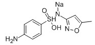 新諾明鈉,sodium N-(5-methylisoxazol-3-yl)sulphanilamidate