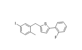卡格列净杂质24,2-(2-fluorophenyl)-5-(5-iodo-2-methylbenzyl)thiophene
