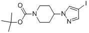 4-(4-碘-1H-吡唑-1-基)-1-哌啶羧酸-1,1-二甲基乙酯,1-Piperidinecarboxylic acid, 4-(4-iodo-1H-pyrazol-1-yl)-, 1,1-dimethylethyl ester