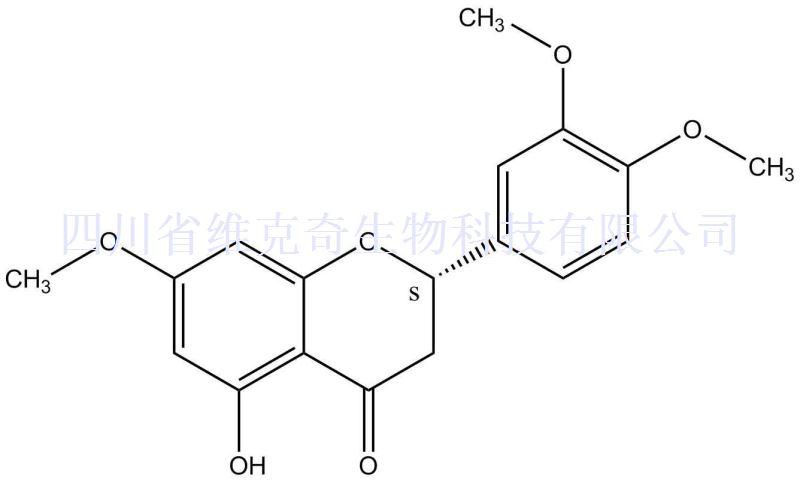 5-羟基-7,3′,4′-三甲氧基二氢黄酮,7,3′,4′-Tri-O-methyleriodictyol