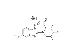 埃索美拉唑杂质H431,1-(5-methoxy-1H-benzo[d]imidazol-2-yl)-3,5-dimethyl-4 -oxo-1,4-dihydropyridine-2-carboxylic acid, ammonia salt